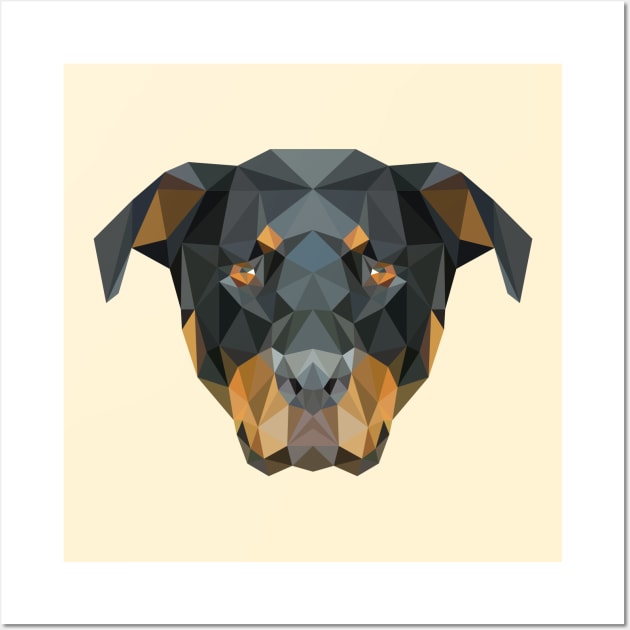 Rottweiler Wall Art by MKD